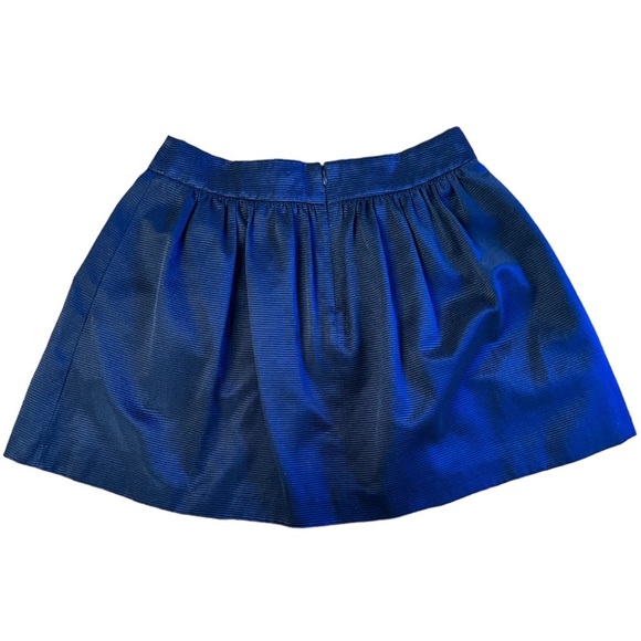 Banana Republic Ribbed Navy Blue Full Mini Skirt - Picture 2 of 5